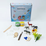 Forest Animals Playdough Kit - Mini Forest Activity Kit