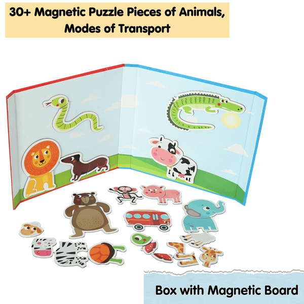 Image showcasing Animal Magnetic Puzzle for Kids: Fun & Educational Activity Set - Shop ...