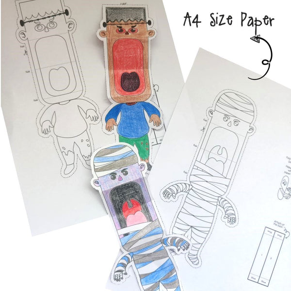 Buy and Get Creative with Our Halloween Finger Puppets Craft Set for ...