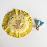 Whitewater Kids Organic Gift Set - Dohar + Mustard Seed Pillow + Maracas - Zoo