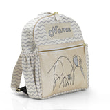 Elephant Embroidered Toddler Backpack