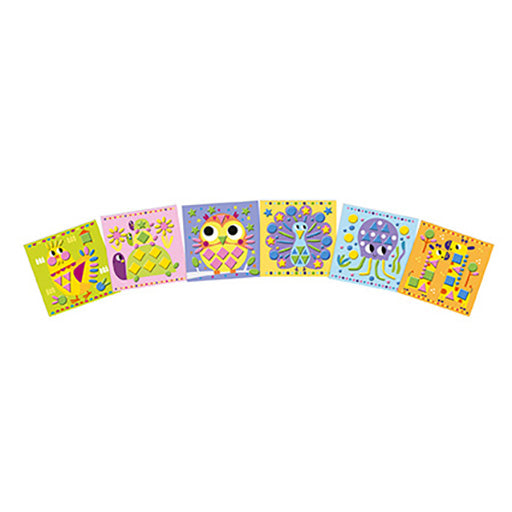 Janod Felt Stickers Once Upon A Time Multicolor