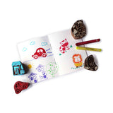 Little Dino Wooden Stamps Set