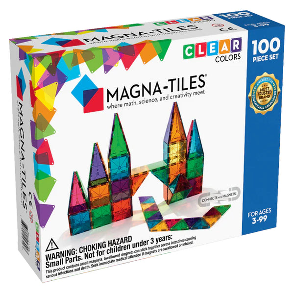 Buy Original Magna Tiles Clear Colours 32 Piece Set at Popup Kids