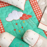 Dream Cloud Crib Set With Quilt