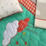 Dream Cloud Crib Set With Quilt