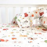 Baby Animals - Cot Bedsheet Set