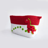 Dino Friend- Cotton Rope Basket (Medium)