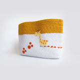 Baby Giraffe - Cotton Rope Baskets (Set Of 2)