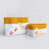 Baby Giraffe - Cotton Rope Baskets (Set Of 2)