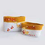 Baby Giraffe - Cotton Rope Baskets (Set Of 2)