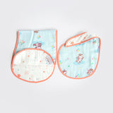 Unicorn Dreams - Reversible Bib & Burpy Cloth Set