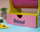 Hairband Holder with Drawer - Flamingo