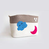 In The Sky- Cotton Rope Basket (Large)