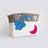 In The Sky- Cotton Rope Basket (Large)