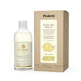 Tender Skin Baby Oil - Virgin Coconut oil with Vitamin E & Avocado | eco-glass bottle |100% natural and edible
