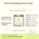 Pure Aloe Vera Gel | 100% Natural Soothing Aloe Gel for Face, Body or Sensitive Baby Skin| Paraben free, Fragrance free