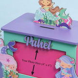 Photo Frame Piggy Bank - Mermaid