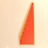 Wooden Red Tower Sticks Blocks Toy Set