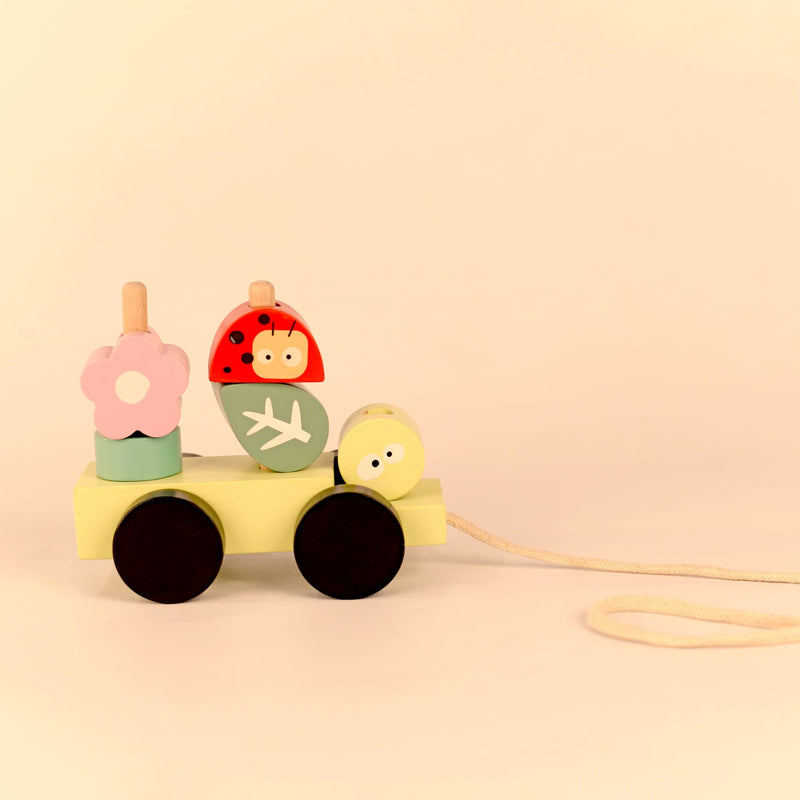 Wooden Pull Along Forest Toy Set