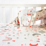 Magical Rainbows - Cot Bedsheet Set
