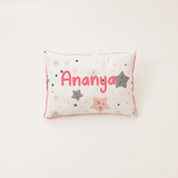 Twinkly Stars- Throw Cushion (Peach)