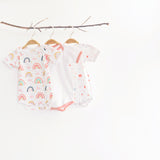 Peach Love Bodysuits - Set Of 3