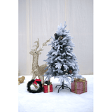 Swen 4 feet Eaton Christmas Tree with Frosting and Pine Cones