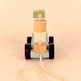 Wooden Pull Along Ship Toy Set