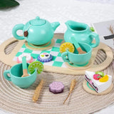 Simulated Afternoon Wooden Tea Set