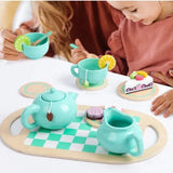 Simulated Afternoon Wooden Tea Set