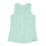 Buttoned Tweed Dress