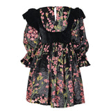 Burnout Floral Dress