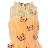 Orange Butterflies Dress