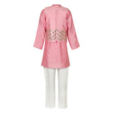 Pink Mirror Digital Koti Kurta Set