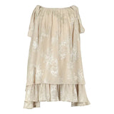 Pleated Foil Printed Dress