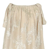 Pleated Foil Printed Dress