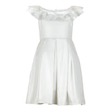 White Sparkling Butterfly Dress