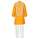 Yellow Sunshine Kurta Koti Set