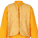 Yellow Sunshine Kurta Koti Set