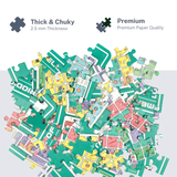 Periodic Table of Elements Jigsaw Puzzle (108 Jumbo Pieces)