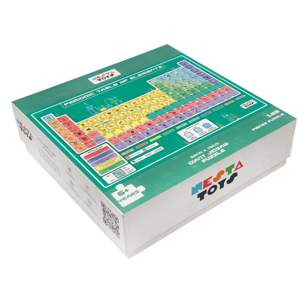 Periodic Table of Elements Puzzle – Fun & Educational Chemistry Gift ...