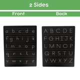 Berrybee Reusable Double Sided Tracing Chalkboard Handwriting Practice Board Gift for Toddlers (Englih Print)