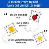 Story Pillow, Creative Story Building Activity, Mess-Free, Learning & Educational Travel
