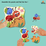Feely Fun Jigsaw Puzzles- Busy Bugs