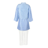 Rang Blue Crane Kurta Koti Set