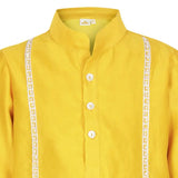 Rang Yellow Horse Kurta Payjama Set