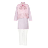 Rang Pink Sunflower Kurta Koti Set