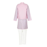 Rang Pink Sunflower Kurta Koti Set