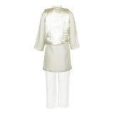 Rang Off White Jungle Paradise Kurta Koti Set